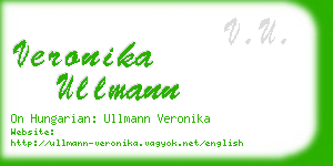 veronika ullmann business card